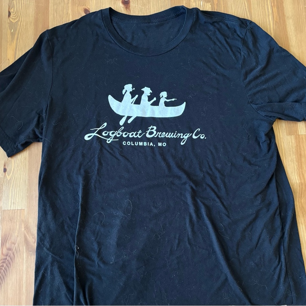 Logboat Brewing Co. Black T-Shirt